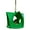 Green, variant on Hanging Bird Feeder for Outside, Mesh Tube Feeder with Hinged Lid for Wild Birds, Easy to Fill and Clean, Durable Plastic Birdfeeder for Garden, Yard, Porch or Tree Branch