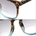 thumbnail image 5 of 4 Pairs of Women BIFOCAL Tortoiseshell Reading Glasses 1.50 Gradient Gray Men Square Sunglasses Spring Hinge Readers +1.50, 5 of 6