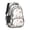 Princess and Carriage, variant on Princess and Carriage White Pattern Cute School Backpack Bag with Padded Back and Adjustable Shoulder Straps 16.9 X 12.6 X 5.9 Inches