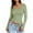 Green, variant on ,Trendy Elastic Tight T Shirts for Women Plain Basic Crewneck Long Sleeve Slim Fit Tops Fall New Women's Simple Soft Comfortable Going out Tshirts Navy XS