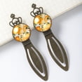 thumbnail image 3 of Oranges Crown-Shaped Vintage Bookmarks, Stainless Steel Metal Book Marks for Readers and Book Lovers - Reading Accessories Gift, 3 of 5