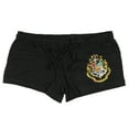 thumbnail image 2 of Harry Potter Woman's Junior's Hogwarts Crest Sleep Adult Shorts, 2 of 7
