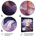 thumbnail image 3 of Designart "Fractals Flowers quintessence II" Fractals Metal Wall Art Prints, 3 of 5