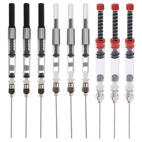 Masteelf 9Pcs Fountain Pen Filler Pen Ink Auxiliary Absorber Ink Pen Syringe Device