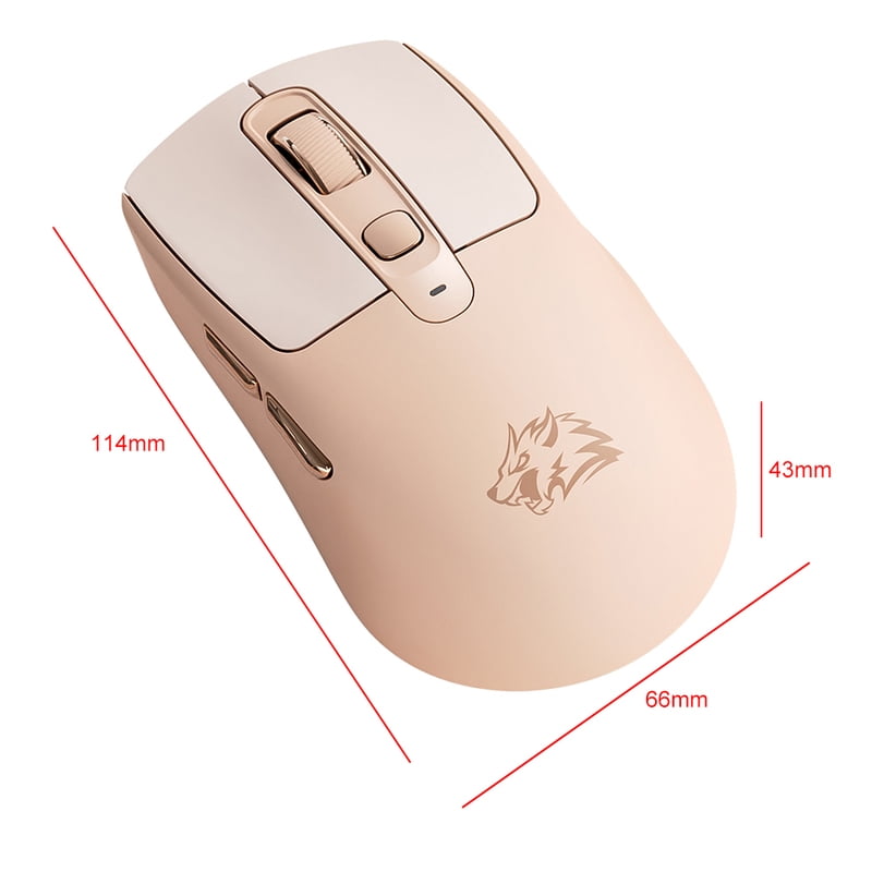 Bluetooth-Compatible Mouse BT 5.0/4.0 & 2.4Ghz 1200-4000 DPI Portable PC Mouse with USB Receiver for  PC Laptop Notebook Desktop