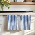 thumbnail image 7 of Blue Gray Kitchen Towels Set of 4, Modern Simple Abstract White Ombre Texture Absorbent Dish Towels for Kitchen, Microfiber Hand Towel, Quick Drying Tea Towel for Cleaning Decorative Dishcloths, 7 of 7