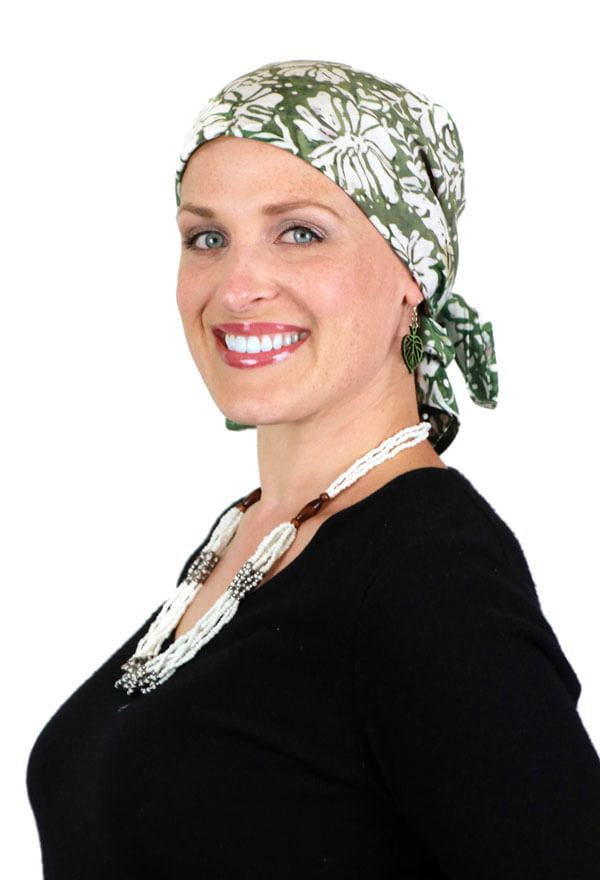 Reversible sustainable and handmade headwear head scarf hair bandana