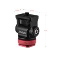 thumbnail image 4 of Mistaha 180° Rotary Mini Ball Head Ballhead Hot Flash Shoe Mount Adapter 1/4 Inch, 4 of 8