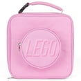 thumbnail image 2 of Bolsa de almuerzo LEGO, duradera, de malla aislante, rosa claro, 2 of 5