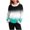 Green Sweatshirts, variant on Women's Crewneck Furry Gradient T-Shirt Long Sleeve Loose Crew Neck Pullover Tops Trendy Casual Tees Blouse Green Sweatshirts M