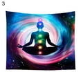 thumbnail image 2 of Visland Seven Chakra Tapestry - Bohemian Mandala Yoga Meditation Wall Hanging Boho Studio Room Decoration Spiritual Gift Art Home Bedroom Decor Living Room Divider Door Curtain Balcony Sheer, 2 of 3