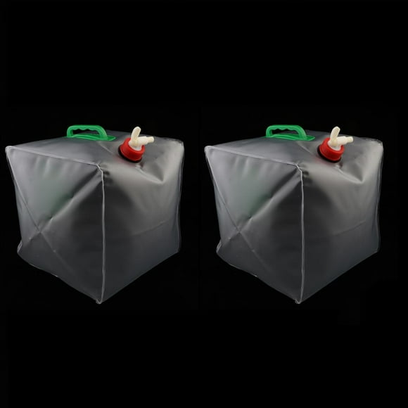 Contenedor Agua Plegable, Libre De BPA, Cantimplora Portátil, Cantimplora Para Mochilero, Senderismo, Acampada Y De Inundación Huraca Cola Contenedor de agua plegable