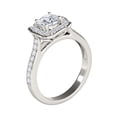 thumbnail image 4 of Aonejewelry 0.75 Ct. Ttw Floral Diamond Wedding Engagement Ring In 14k Solid White Gold, 4 of 4