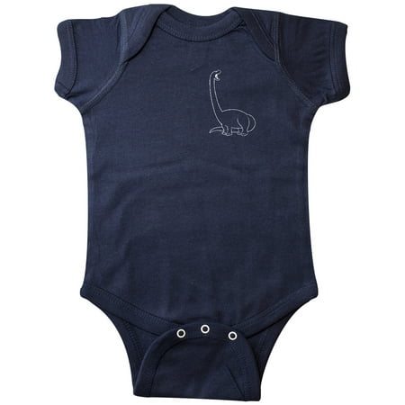 

Inktastic Pocket Dino Roaring Brontosaurus Gift Baby Boy or Baby Girl Bodysuit