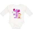 thumbnail image 3 of Inktastic First Birthday with Cute Puppy and Butterflies Boys or Girls Long Sleeve Baby Bodysuit, 3 of 5