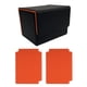 thumbnail image 5 of Caja de baraja de cartas coleccionables, protectores de tarjetas deportivas, estuche coleccionable naranja interior DYNWAVEMX Estuche para baraja de cartas coleccionables, 5 of 8