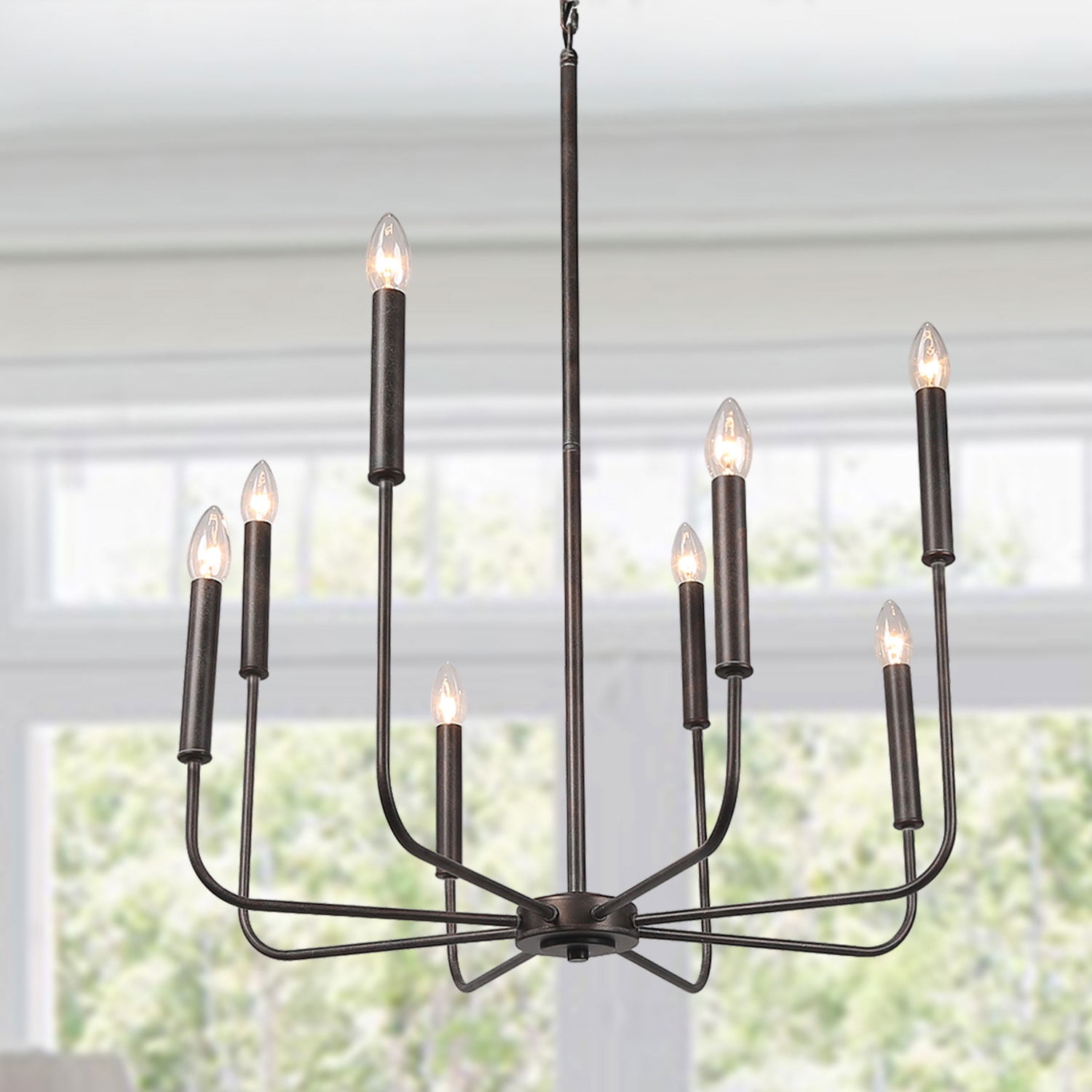 modern farmhouse chandelier