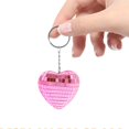 thumbnail image 4 of Jiibva 4 Pcs Heart Shaped Mirror Keychain Reflector Ball Keychain Pendant Disco Keychain Christmas Disco Ball Charm Heart Keychain, 4 of 7