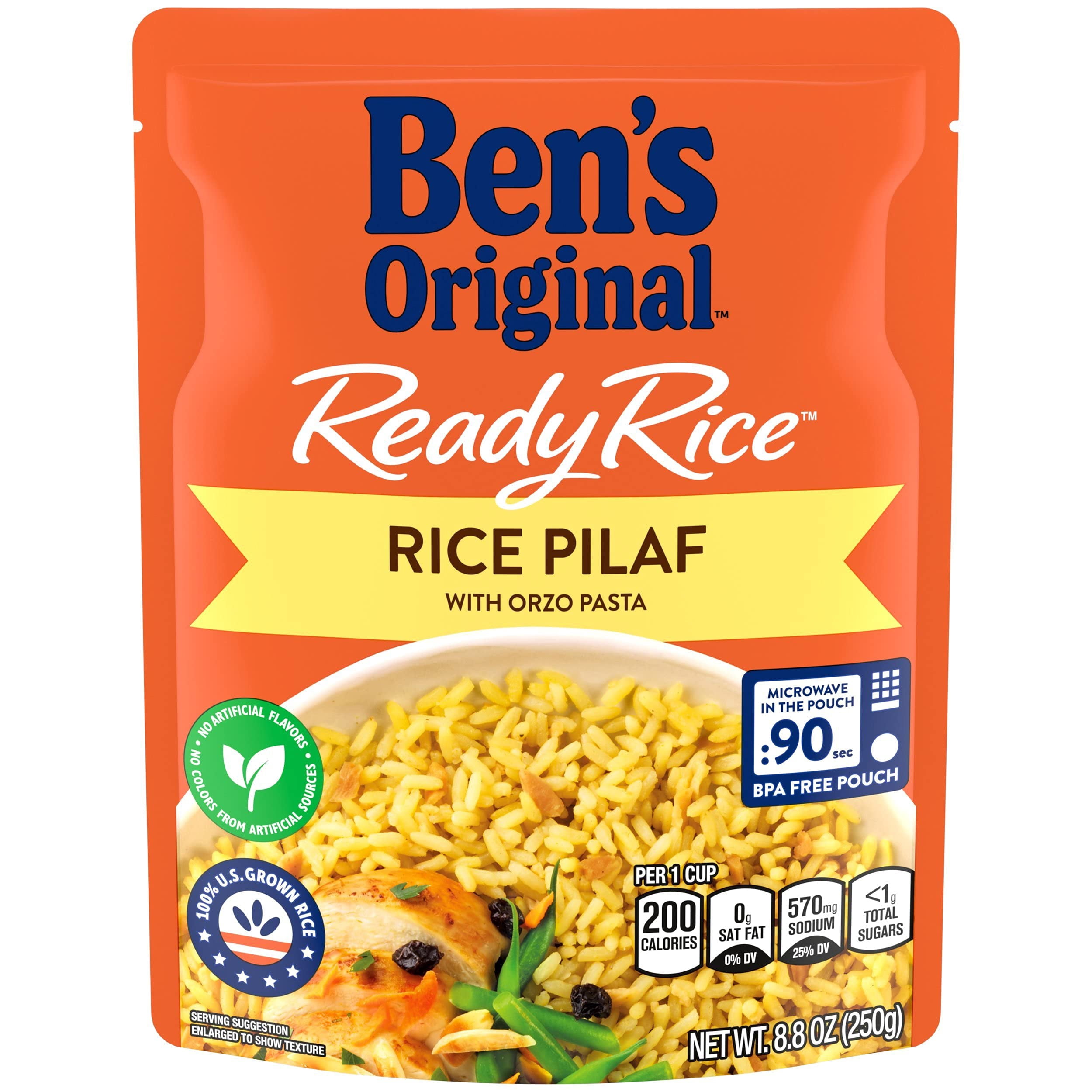 Ben's Original Ready Rice Rice Pilaf Flavored Rice (Pack of 3)