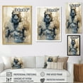 thumbnail image 4 of Designart "Irate Sasquatch II" Bigfoot Floater Framed Wall Art Living Room, 4 of 5