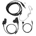 thumbnail image 2 of Throat Mic Headset Noise Canceling Push to Talk Throat Vibration Mic Headphone Adapter Replacement For Motorola HT1000, 2 of 5