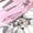Pink, variant on Children Warm Thick Heeled Shoes With Soles Fashionable Princess Casual Flat Shoes With Diamonds Flats Party School Shoes Sizes 2.5(Big Kid 10.5-11 Years)