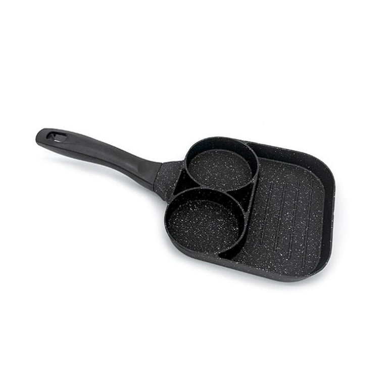 Thickened Nonstick Divided Breakfast Grill Pans 3 in 1 Steak