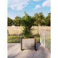 thumbnail image 5 of Urbana 22" L x 18" W x 18" H Vinyl Planter with Wheels, Slate Gray, 5 of 10