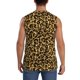 thumbnail image 4 of Balery Gold Glitter Leopard Camisetas sin mangas para hombre, absorbe la humedad y protege contra el mal olor.-Large, 4 of 7