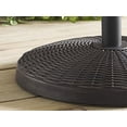 thumbnail image 4 of Walker Edison Round Resin Patio Umbrella Base, Bronze, 4 of 5