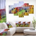 thumbnail image 1 of Colorful Autumn Landscape in Mountains - Large Landscape Canvas Art Print, 1 of 3