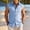 Sky Blue, variant on Men's Cotton Linen Sleeveless Shirts Button Down Beach Tank Top Basic Solid Shirt Vest with Pocket Size S-2XL White
