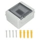 thumbnail image 1 of Risegun Caja De Protección De Distribución De 6 Vías IP65 Caja De Conexiones Electrónica A Prueba De Agua A Prueba De Polvo para Interiores Y Exteriores, 1 of 14