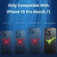 thumbnail image 4 of Funda MYBAT Lunar lite con MagSafe para iPhone 15 PRO MAX - Azul, 4 of 9