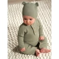 thumbnail image 4 of Modern Moments by Gerber Baby Boy, Baby Girl, & Unisex Sweater Knit Coverall & Hat Outfit Set, Newborn-3/6 Months, 4 of 12