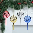 thumbnail image 6 of Darzheoy Christmas Tree Ornaments Lollipop Painted Candy Shaped Christmas Decoration Pendant Accessories Christmas Tree Small Pendant, 6 of 7