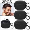 thumbnail image 5 of DQrwqpou Soporte Caja Carga Silicona Funda Suave para para Redmi Buds 3 Lite (Negro), 5 of 5