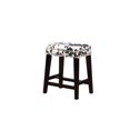 thumbnail image 1 of Carter Black Cow Print Counter Stool, 1 of 5
