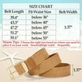 thumbnail image 6 of JASGOOD Women Boho Belt Braided Stretch Belts for Pants Dresses Brown, 6 of 9