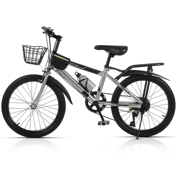 HONITANO Bicicleta de Montaña de 20 Pulgadas con Cambios para Niños de 125 a 140 cm