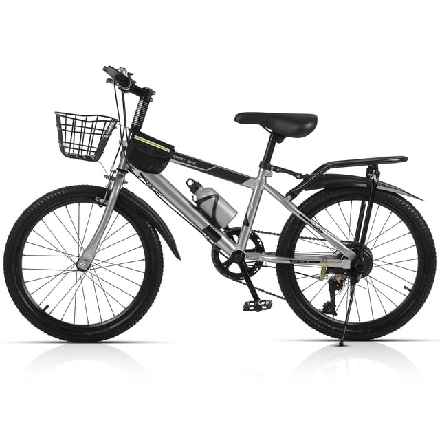 HONITANO Bicicleta de Montaña de 20 Pulgadas con Cambios para Niños de 125 a 140 cm