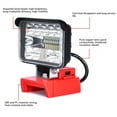 thumbnail image 3 of Portable Flood Light, 54W High Power LED Work Light Recyclable 3in 2800 Luminous Flux  For Outdoor, 3 of 8