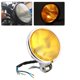 thumbnail image 4 of Faro Moto Vintage Faro de Estilo Retro Vintage Faro de Motocicleta Universal Accesorio de Modificación de Motocicleta Carcasa Plateada Accesorio de Bombillas LED de ANGGREK Otros, 4 of 8