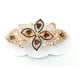thumbnail image 1 of Broche Frances Metalico Para El Cabello Flores De Colores cafe AN Broche flores, 1 of 2