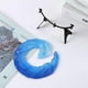 thumbnail image 2 of Acrylic Wave Sculpture Wave Desktop Blue Flower Statue Bedroom Home Gift Ornaments Decoration 30 X 30cm, 2 of 5
