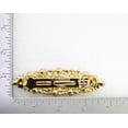 thumbnail image 5 of Faship Gorgeous Brown Rhinestone Crystal Pearl Floral Barrette, 5 of 5