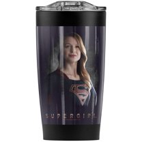 Supergirl: Tv Series/Stand Tall Stainless Steel Tumbler 20 oz Coffee Travel Mug/Cup, Vacuum Insulated & Double Wall with Leakproof Sliding Lid | Great for Hot Drinks and Cold Beverages