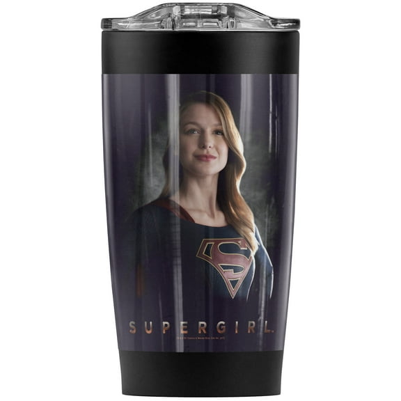 Supergirl: Tv Series/Stand Tall Stainless Steel Tumbler 20 oz Coffee Travel Mug/Cup, Vacuum Insulated & Double Wall with Leakproof Sliding Lid | Great for Hot Drinks and Cold Beverages