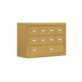 thumbnail image 1 of Salsbury 19038-10GSK D 8 A 2 B Doors S-Mount Keyed Locks Cell Phone Locker In Gold, 1 of 1