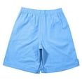 thumbnail image 6 of Shorts for Women, Active Shorts for Women,Women's Casual Shorts Elastic Waist Comfortable Pocket Summer Loose Fit Pure Solid Knee Length, 6 of 8
